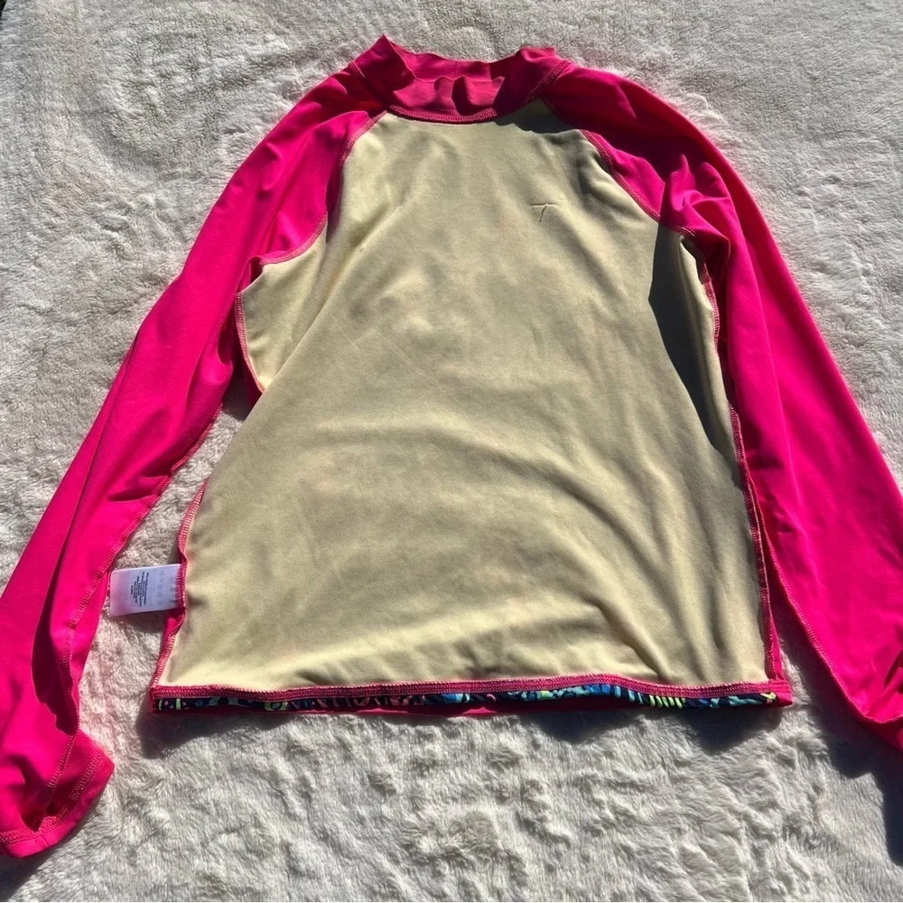 Lands’ End Long Sleeve Rash Gaurd and Swim Bottoms XL